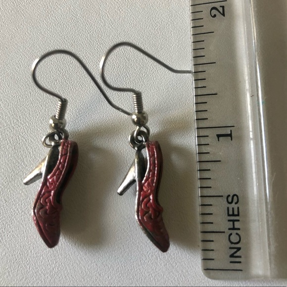 Earrings Red Shoes - Picture 5 of 11
